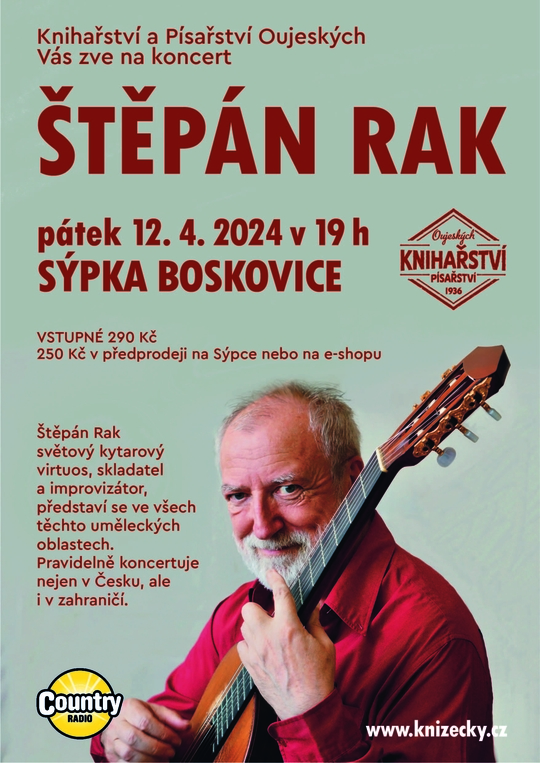 Koncert Štěpána Raka