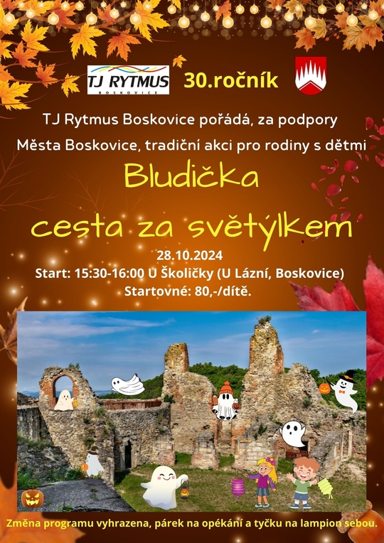 Bludička - pochod za světýlkem