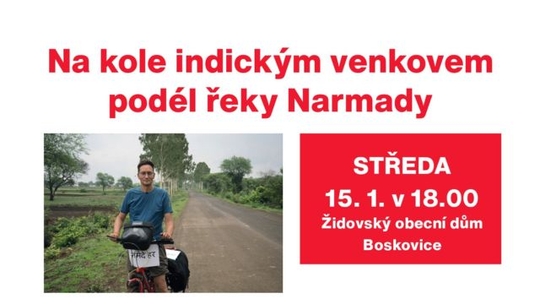 Na kole indiským venkovem podél řeky Narmady - přednáška Pavla Hodála