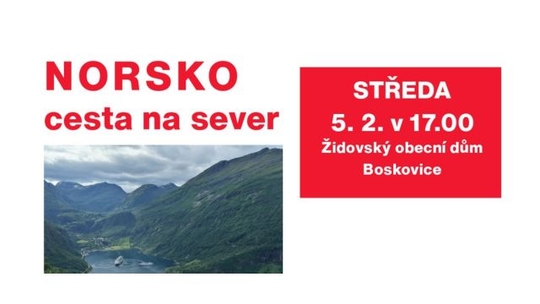 Norsko - cesta na sever - přednáška Jany a Vladimíra POULÍKOVÝCH
