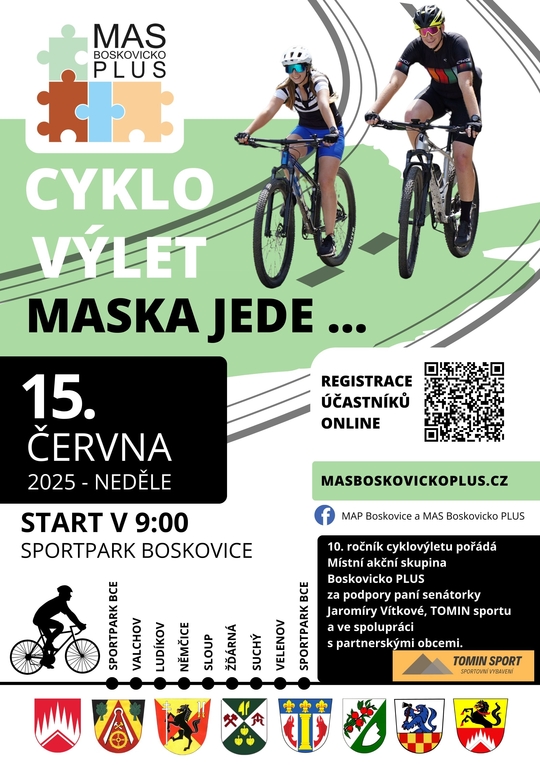 Cyklovýlet MASka jede