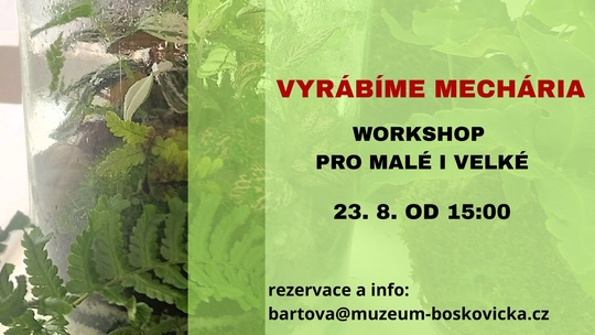 workshop Kláry Kubové &quot;Vyrábíme mechárie&quot;