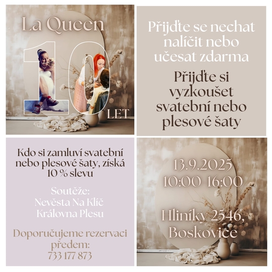 Pozvánka na oslavu 10. výročí