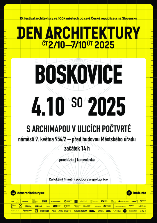 Den architektury | s ArchiMapou v ulicích počtvrté