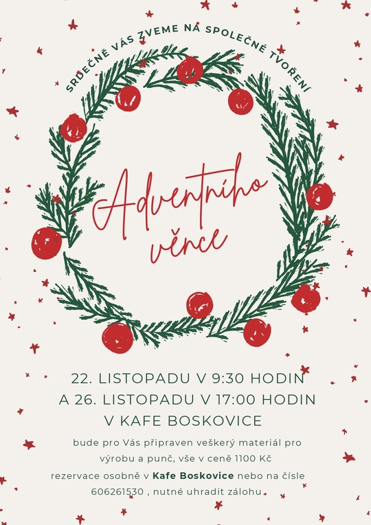 Výroba adventních věnců